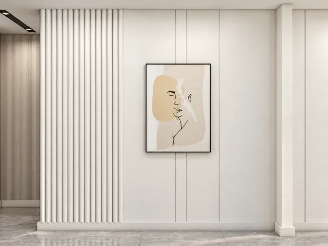 تصور تصميمي: ممرات وسلالم وتفاصيل حوائط