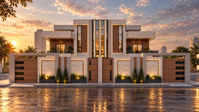 تصور تصميمي: واجهات مبنى